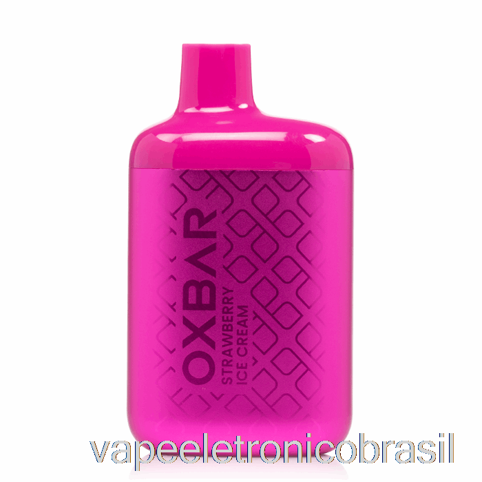 Vape Vaporesso Oxbar The Fox 7000 Sorvete De Morango Descartável
